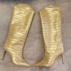 COPY - Tall calf Schutz honeycomb Boots size 9.5